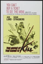 Poster The Name of the Game Is Kill