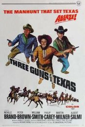 Poster Three Guns for Texas