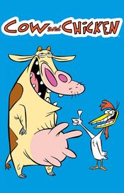 Poster Cow and Chicken