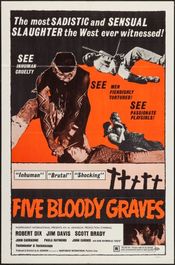 Poster Five Bloody Graves