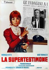 Poster La supertestimone