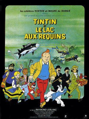 Tintin et le lac aux requins poster