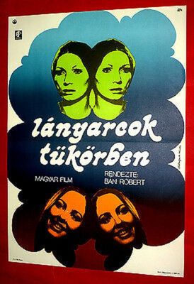 Lányarcok tükörben poster