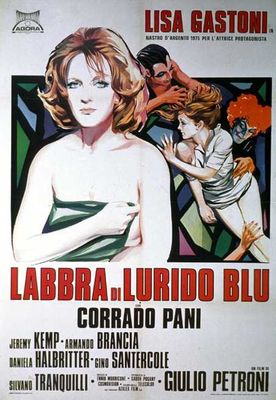 Labbra di lurido blu poster