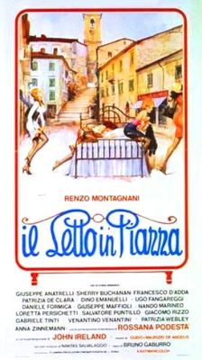 Il letto in piazza poster