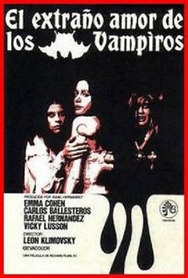 El extraño amor de los vampiros poster