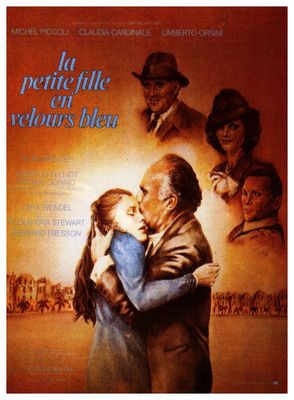 La petite fille en velours bleu poster