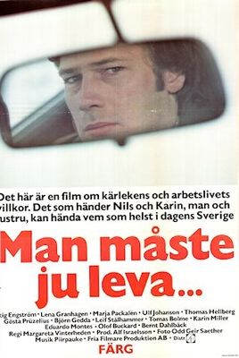 Man måste ju leva... poster