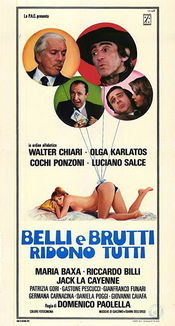 Poster Belli e brutti ridono tutti