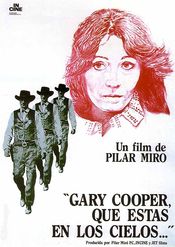 Poster Gary Cooper, que estás en los cielos