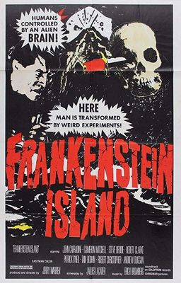 Frankenstein Island poster