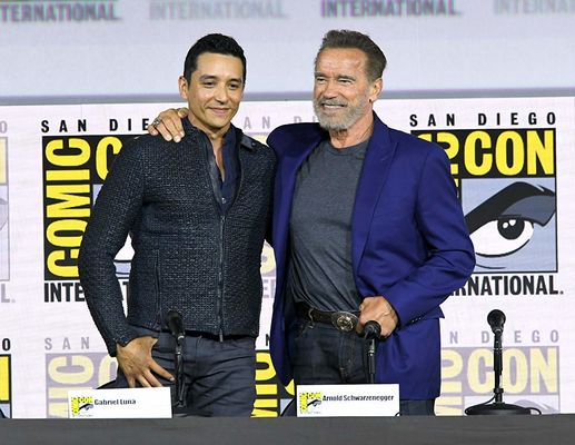 Gabriel Luna, Arnold Schwarzenegger în Terminator: Dark Fate