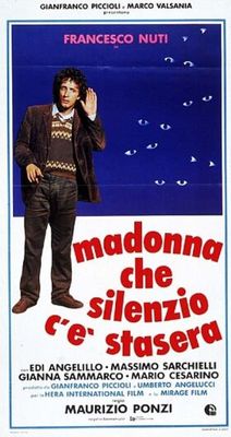 Madonna che silenzio c'è stasera poster