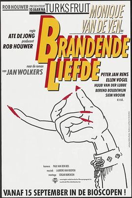 Brandende liefde poster