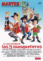 Poster La loca historia de los tres mosqueteros