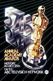 Poster The 57th Annual Academy Awards