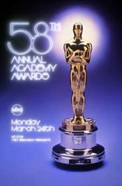Poster The 58th Annual Academy Awards