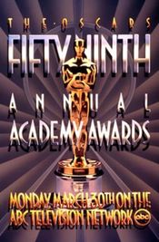 Poster The 59th Annual Academy Awards