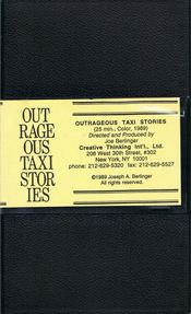 Poster Outrageous Taxi Stories