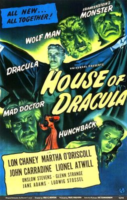 House of Dracula poster