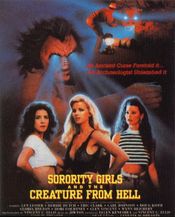 Poster Sorority Girls and the Creature from Hell