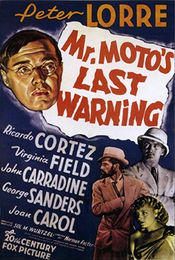 Poster Mr. Moto's Last Warning