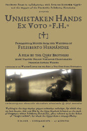 Poster Unmistaken Hands: Ex Voto F.H.