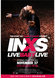 Poster INXS: Live Baby Live