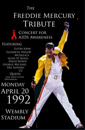 Poster The Freddie Mercury Tribute: Concert for AIDS Awareness