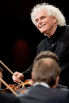 Simon Rattle's farewell from the Berlin Philharmonie poster