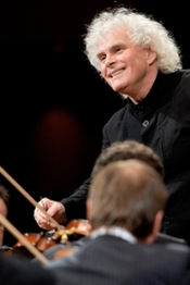 Poster Simon Rattle's farewell from the Berlin Philharmonie