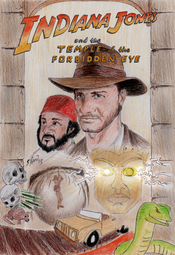 Poster Indiana Jones and the Temple of the Forbidden Eye Ride