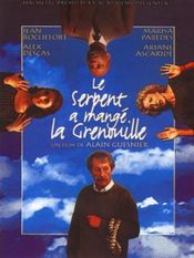 Poster Le serpent a mangé la grenouille