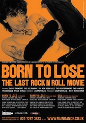 Poster Born to Lose: The Last Rock and Roll Movie