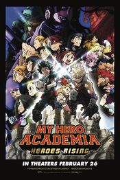 Poster My Hero Academia - Boku no hîrô akademia THE MOVIE - Heroes: Rising - Hîrôzu: Raijingu