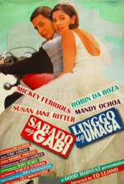Poster Sabado ng gabi, Linggo ng umaga