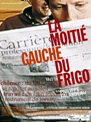 La moitié gauche du frigo poster