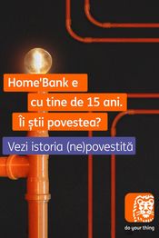 Poster Istoria (ne)povestită a Home'Bank