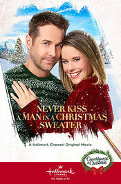 Poster Never Kiss a Man in a Christmas Sweater