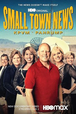 Small Town News KPVM . Pahrump poster