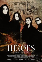 Poster Héroes. Silencio y Rock & Roll