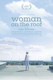 Poster Kobieta na dachu