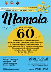 Poster Festivalul Național de Muzică Ușoară ”Mamaia”, ediția 2023