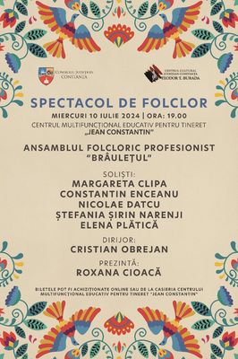 Spectacol de folclor poster