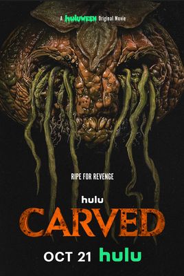 Carved poster