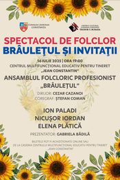 Spectacol de folclor - Brâulețul și invitații