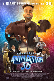 Poster Adventures in Animation 3D
