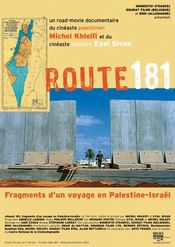 Poster Route 181: Fragments of a Journey in Palestine-Israel
