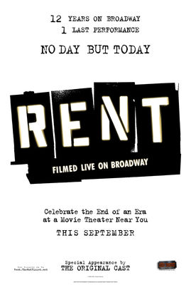 Rent: Filmed Live on Broadway poster