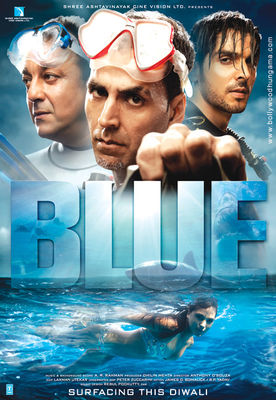 Blue poster